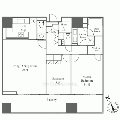 麻布台ヒルズ レジデンスBの写真 間取り