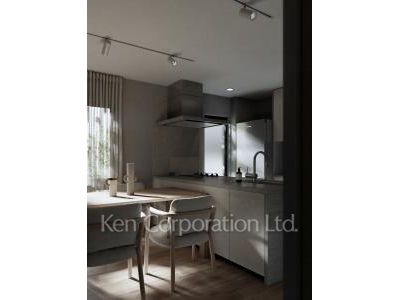 キッチン（完成予想図） ※2階の同じ間取タイプを撮影。仕様が異なることがあります。