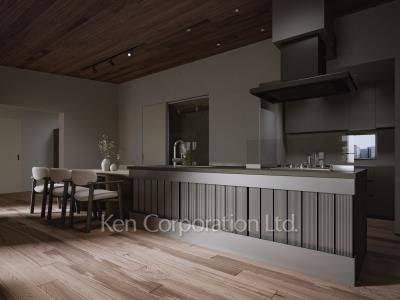 THE GRANDUO FUTAKOTAMAGAWAの写真 ダイニングキッチン（完成予想図）