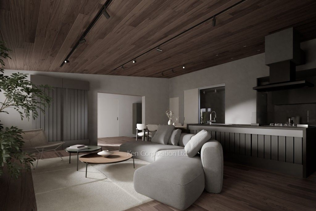 THE GRANDUO FUTAKOTAMAGAWAの写真 リビングダイニングキッチン（完成予想図）