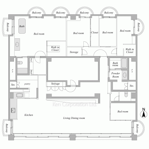 ドルフブルーメンの写真 間取り