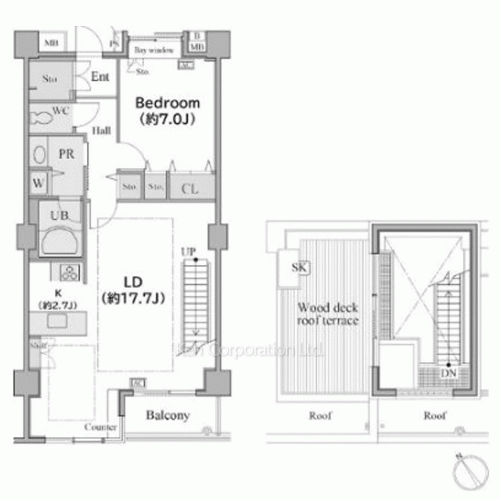 シャレール広尾 2号棟の写真 間取り