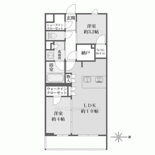 La Perla JiyugaokaⅡの写真 間取り