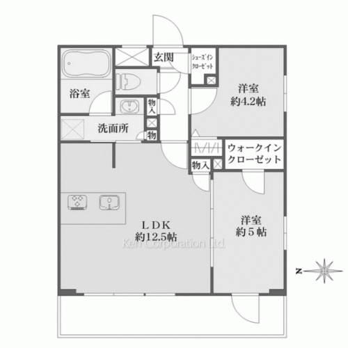 La Perla JiyugaokaⅡの写真 間取り