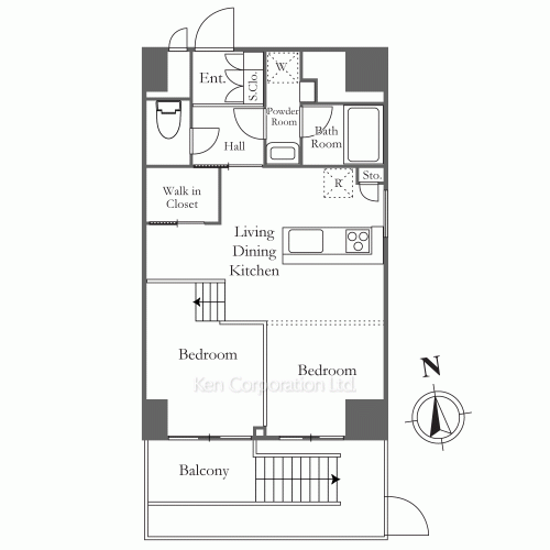 ルモン広尾の写真 間取り