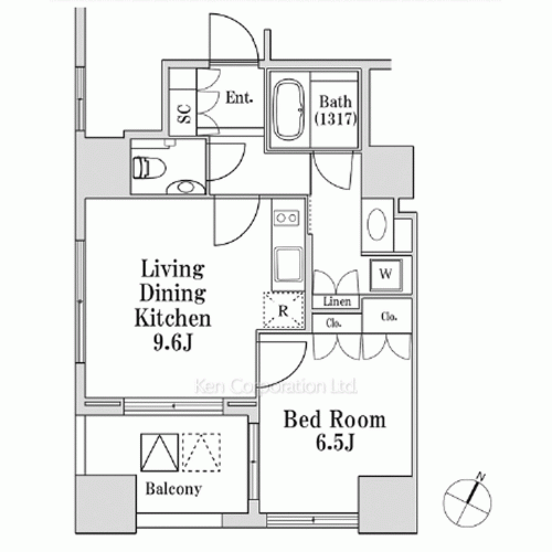 LaSante一番町の写真 間取り