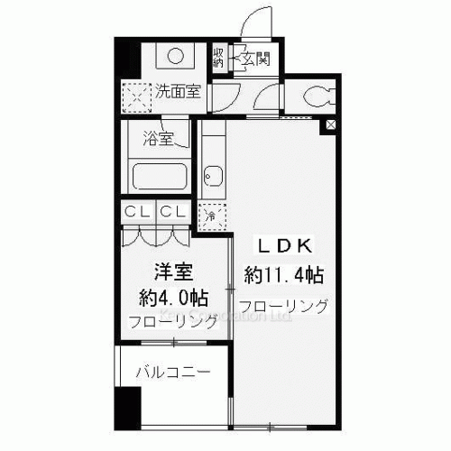 ニューシティアパートメンツ千駄ヶ谷Ⅱの写真 間取り