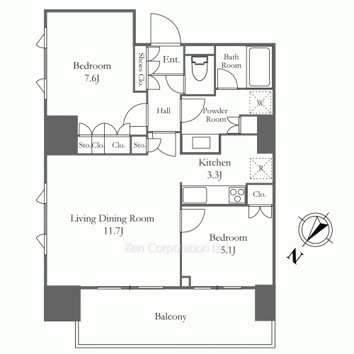 HARUMI FLAG PORT VILLAGEの写真 間取り