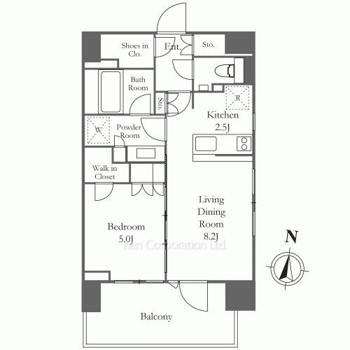 ザ・パークハビオ代々木の写真 間取り