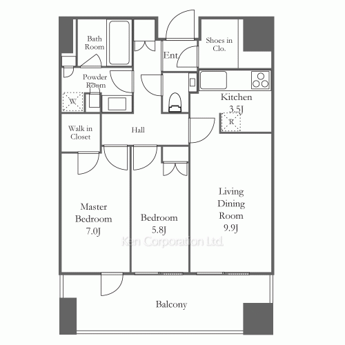 麻布台ヒルズ レジデンスBの写真 間取り