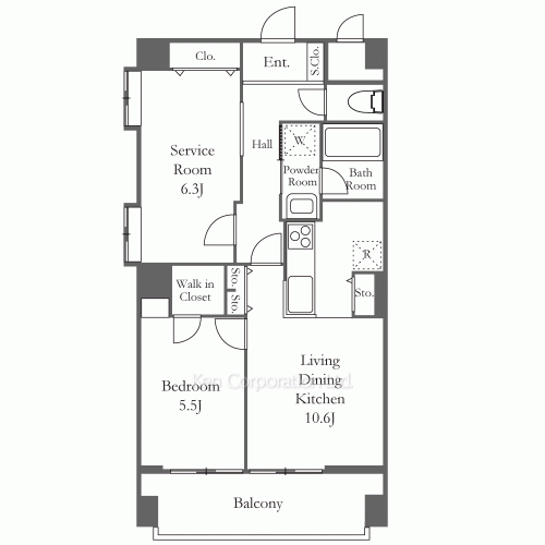 アンバサダー六本木の写真 間取り