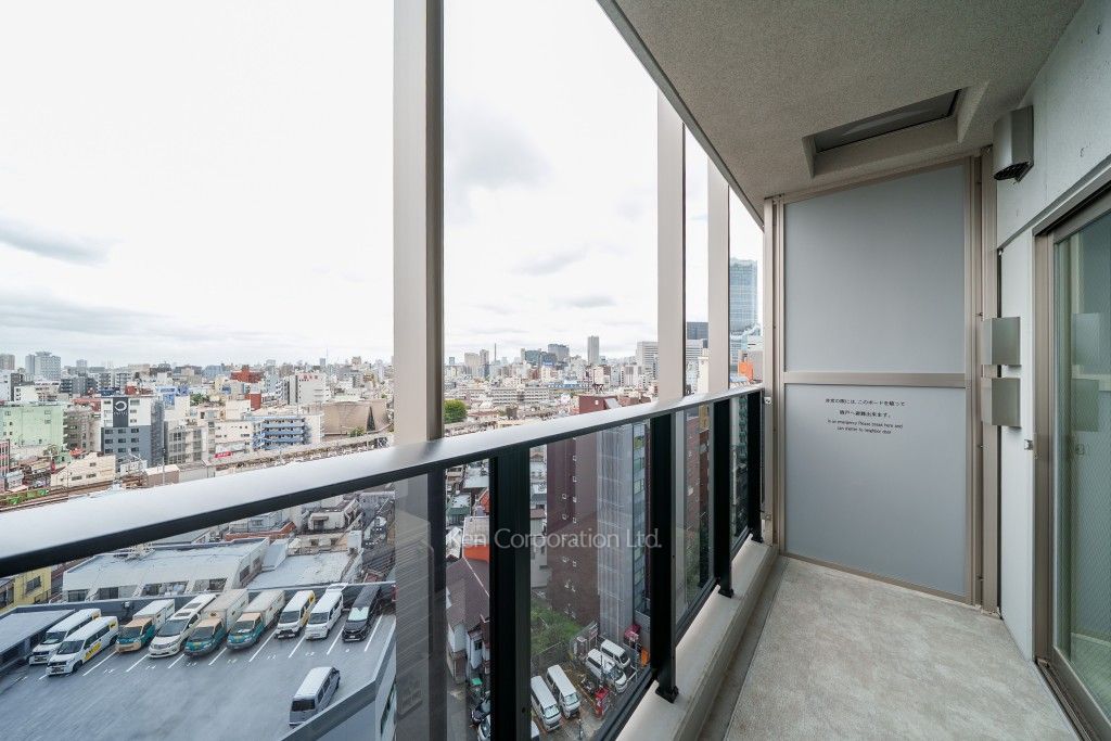 ルフォンプログレ北新宿の写真 バルコニー