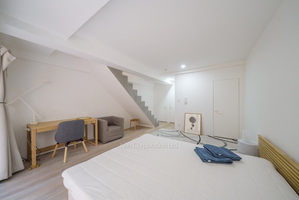 ヒルハイツ代官山の写真 ベッドルーム　※家具家電付