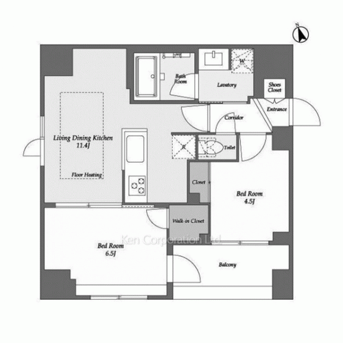 MODIER GINZA EASTの写真 間取り