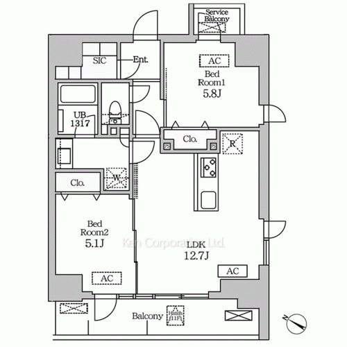 コスモグラシア新宿西早稲田の写真