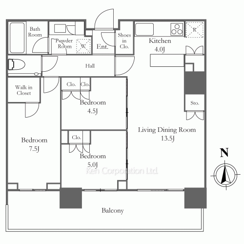 HARUMI FLAG SUN VILLAGEの写真 間取り