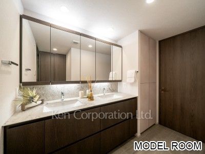 パウダールーム　※MODEL ROOM