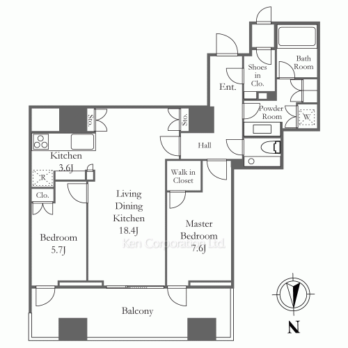 三田ガーデンヒルズ パークマンションの写真 間取り