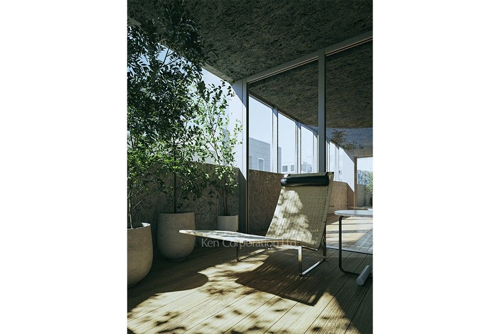 THE GRANDUO GAKUGEIDAIGAKUの写真 バルコニー（完成予想図）