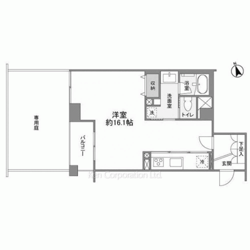 アクシア原宿の写真 間取り