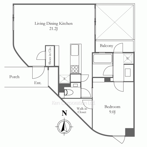THE GRANDUO KAMIMEGUROの写真 間取り