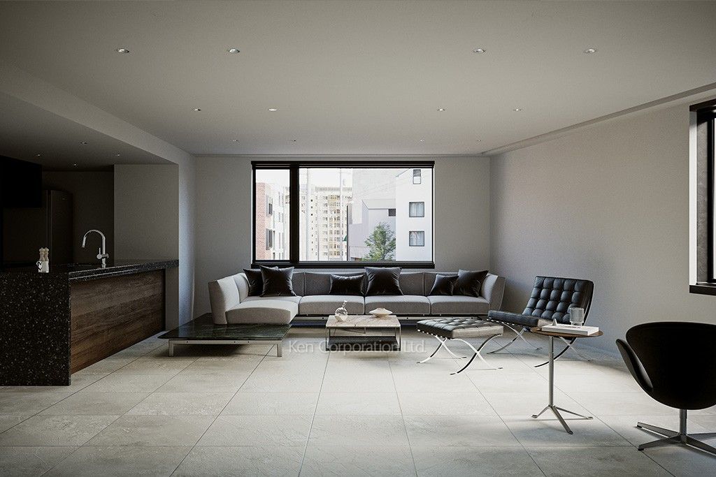 THE GRANDUO KAMIMEGUROの写真 リビングダイニング（完成予想図） ※3階の同じ間取タイプを撮影。仕様が異なることがあります。