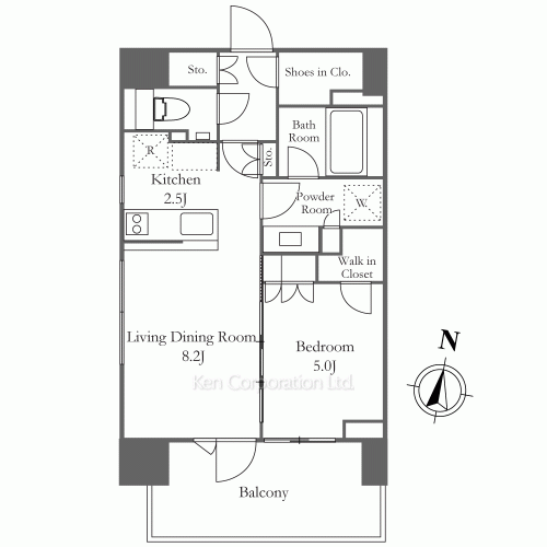 ザ・パークハビオ代々木の写真 間取り