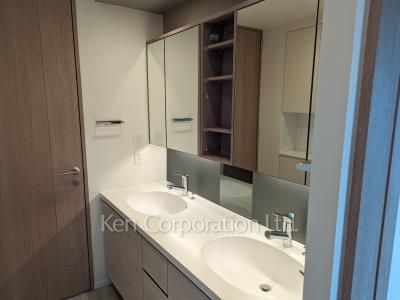 HARUMI FLAG SEA VILLAGEの写真 パウダールーム ※8階の同じ間取タイプを撮影。仕様が異なることがあります。