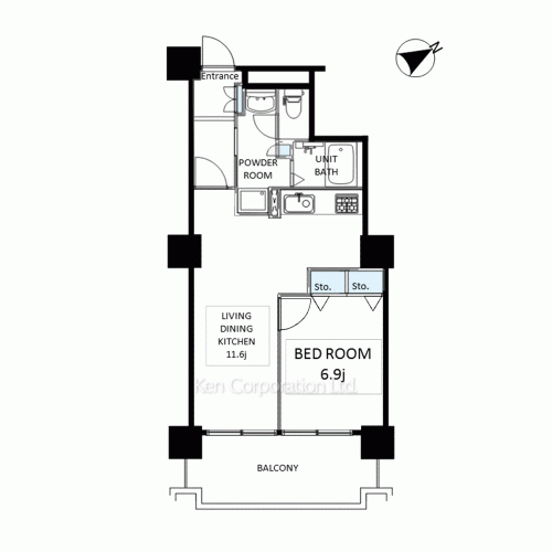 六本木ビュータワーの写真 間取り