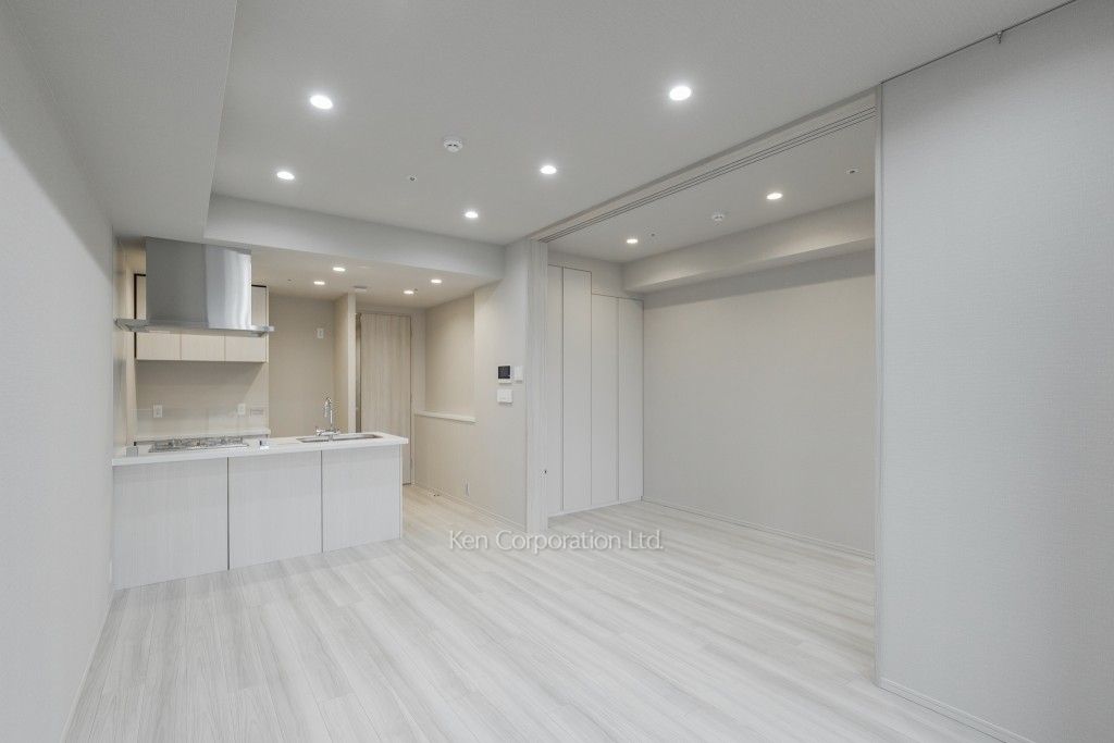 JIYUGAOKA MUSE SQUARE THE RESIDENCEの写真 居室（LDなど） ※8階の同じ間取タイプを撮影。仕様が異なることがあります。