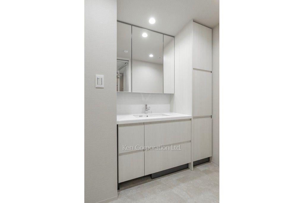 JIYUGAOKA MUSE SQUARE THE RESIDENCEの写真 パウダールーム ※8階の同じ間取タイプを撮影。仕様が異なることがあります。