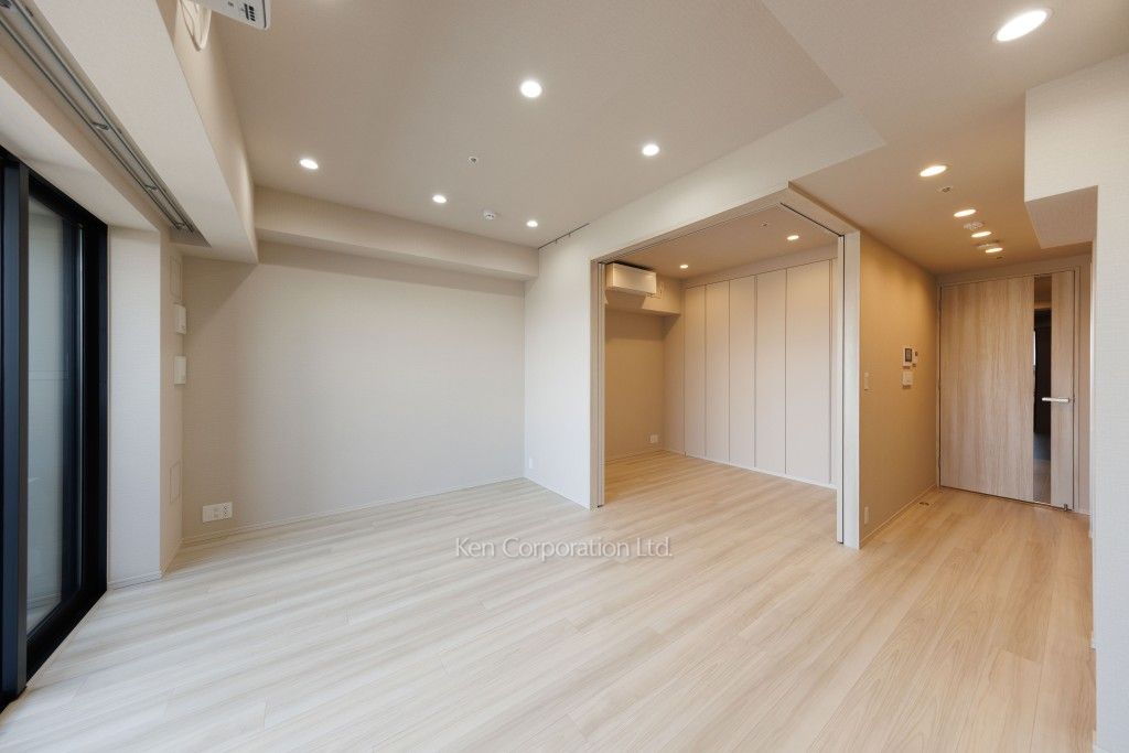 JIYUGAOKA MUSE SQUARE THE RESIDENCEの写真 居室（LDなど） ※11階の同じ間取タイプを撮影。仕様が異なることがあります。
