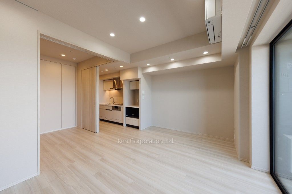 JIYUGAOKA MUSE SQUARE THE RESIDENCEの写真 居室（LDなど） ※11階の同じ間取タイプを撮影。仕様が異なることがあります。