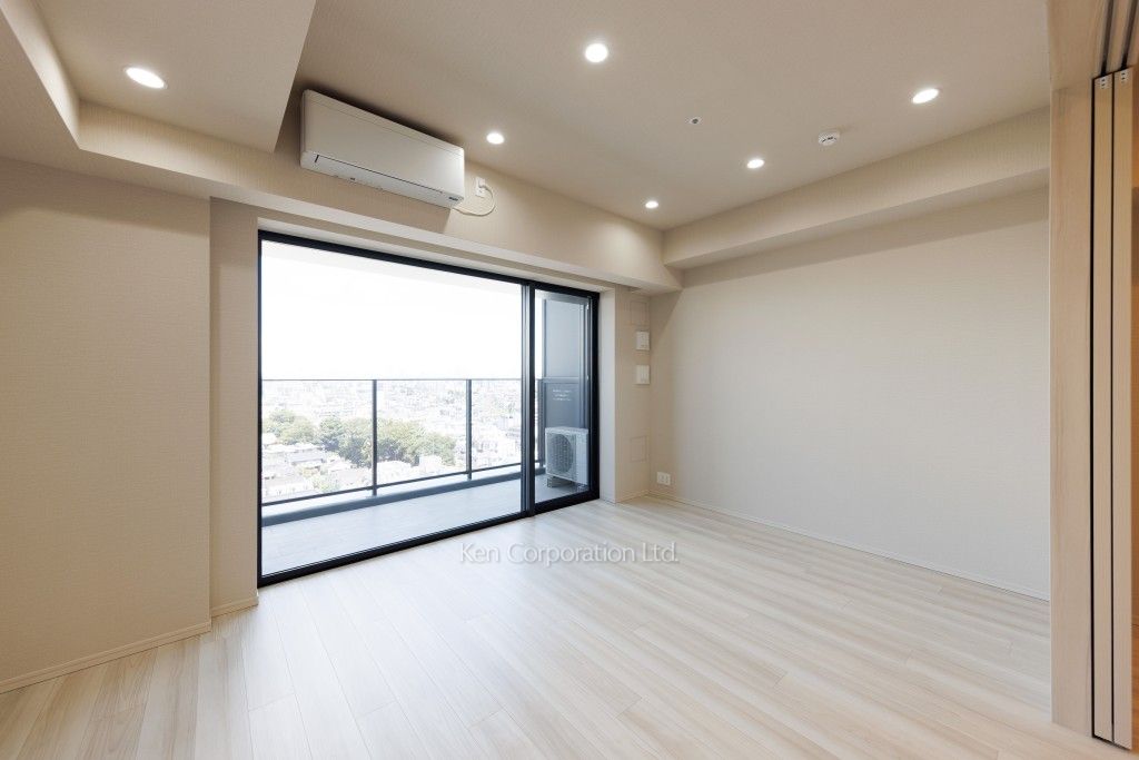 JIYUGAOKA MUSE SQUARE THE RESIDENCEの写真 居室（LDなど） ※11階の同じ間取タイプを撮影。仕様が異なることがあります。