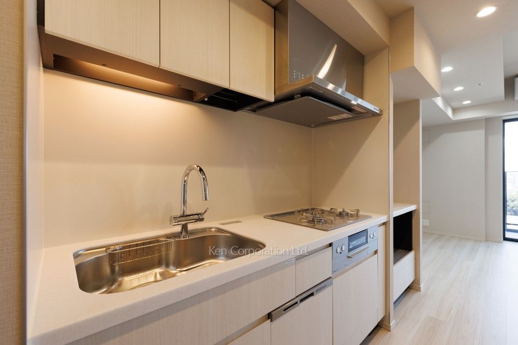 JIYUGAOKA MUSE SQUARE THE RESIDENCEの写真 キッチン ※11階の同じ間取タイプを撮影。仕様が異なることがあります。