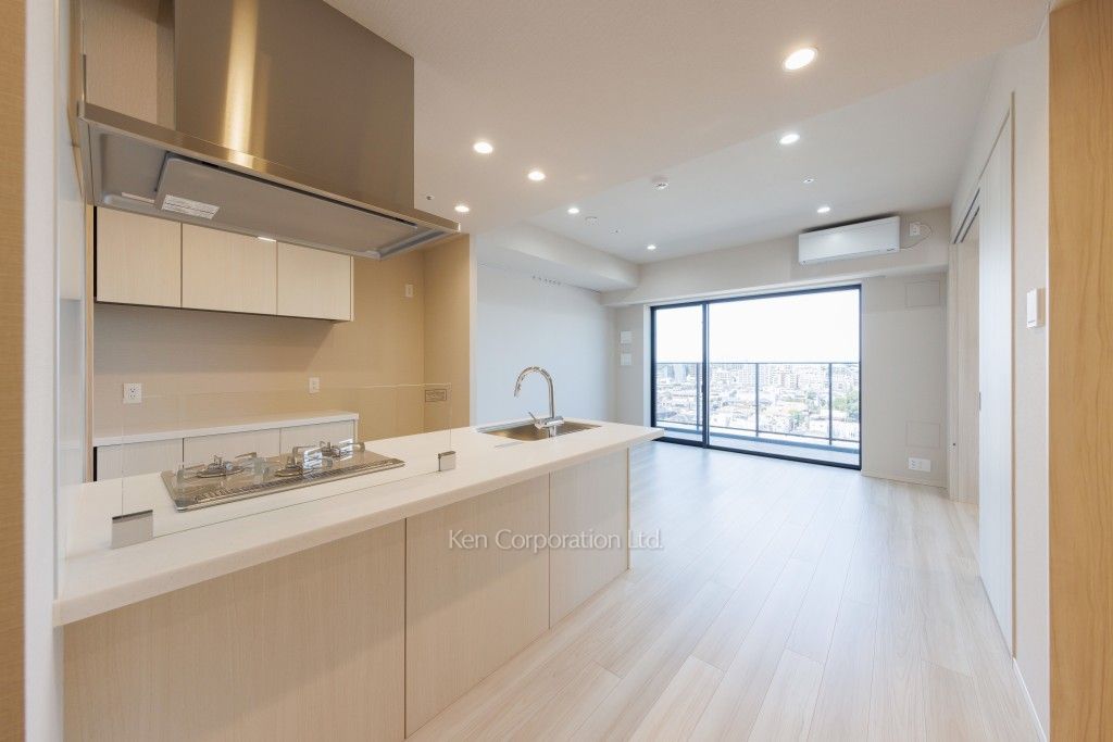 JIYUGAOKA MUSE SQUARE THE RESIDENCEの写真 居室（LDなど） ※11階の同じ間取タイプを撮影。仕様が異なることがあります。