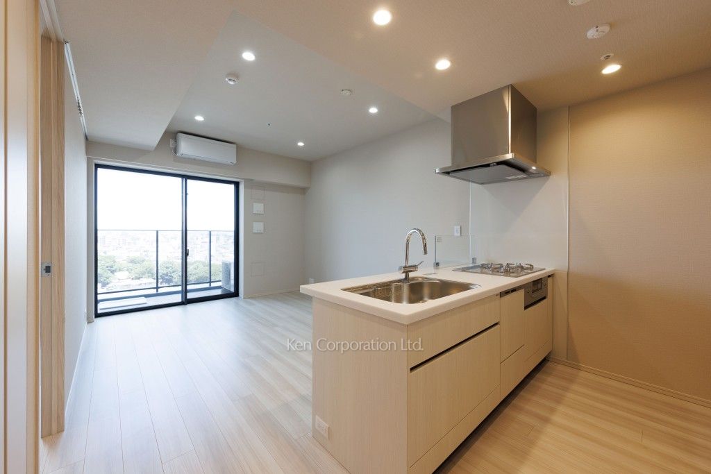 JIYUGAOKA MUSE SQUARE THE RESIDENCEの写真 居室（LDなど） ※11階の同じ間取タイプを撮影。仕様が異なることがあります。