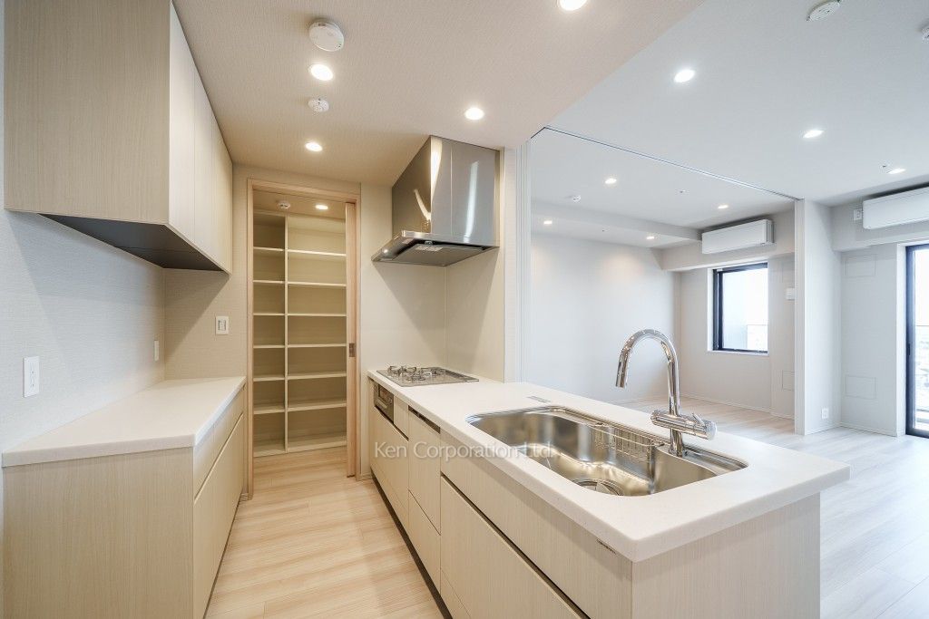 JIYUGAOKA MUSE SQUARE THE RESIDENCEの写真 キッチン ※11階の同じ間取タイプを撮影。仕様が異なることがあります。