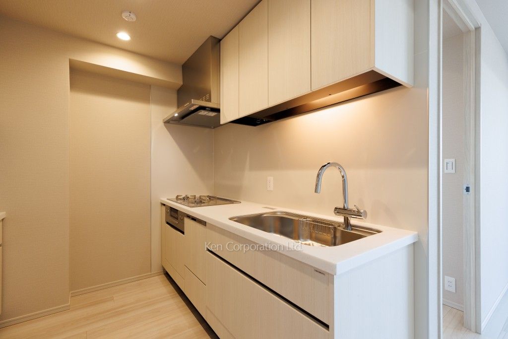 JIYUGAOKA MUSE SQUARE THE RESIDENCEの写真 キッチン ※11階の同じ間取タイプを撮影。仕様が異なることがあります。