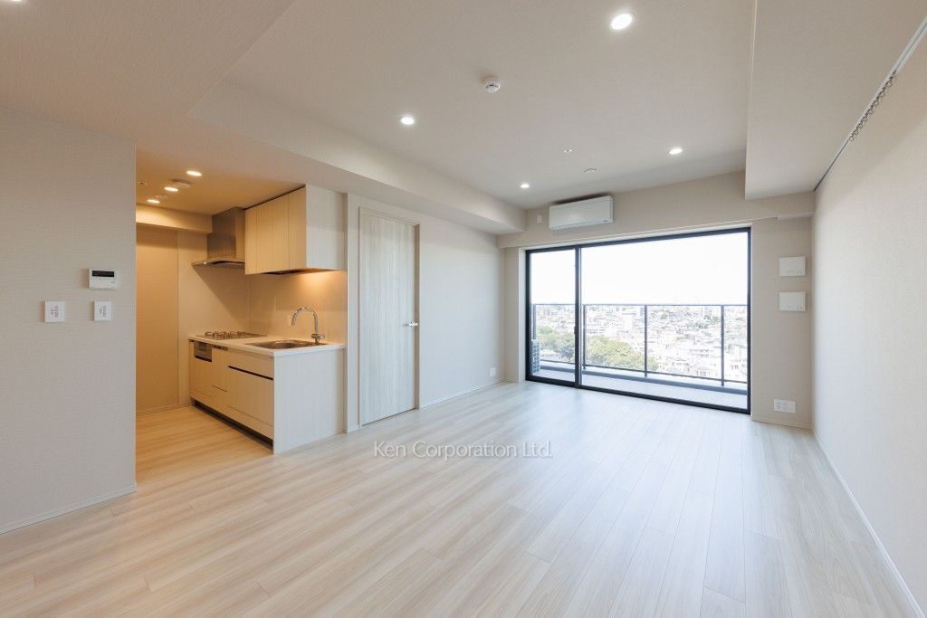 JIYUGAOKA MUSE SQUARE THE RESIDENCEの写真 居室（LDなど） ※11階の同じ間取タイプを撮影。仕様が異なることがあります。
