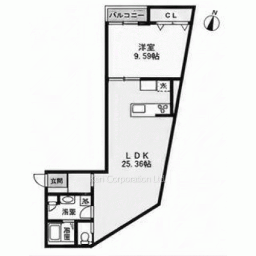 ANQI神宮前の写真 間取り