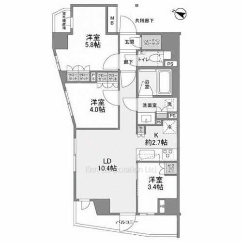 ACOLT碑文谷RESIDENCEの写真 間取り