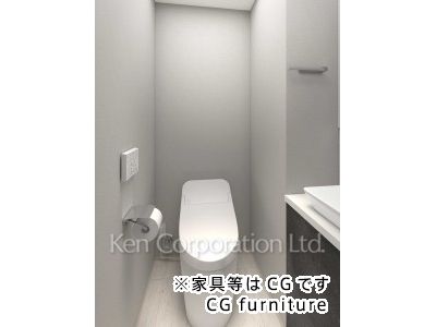 代々木公園パークホームズの写真 トイレ　※家具等はＣＧです
