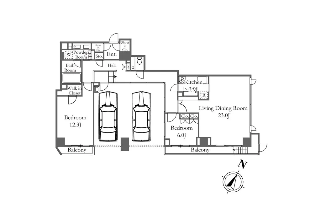 Kタイプ 間取図