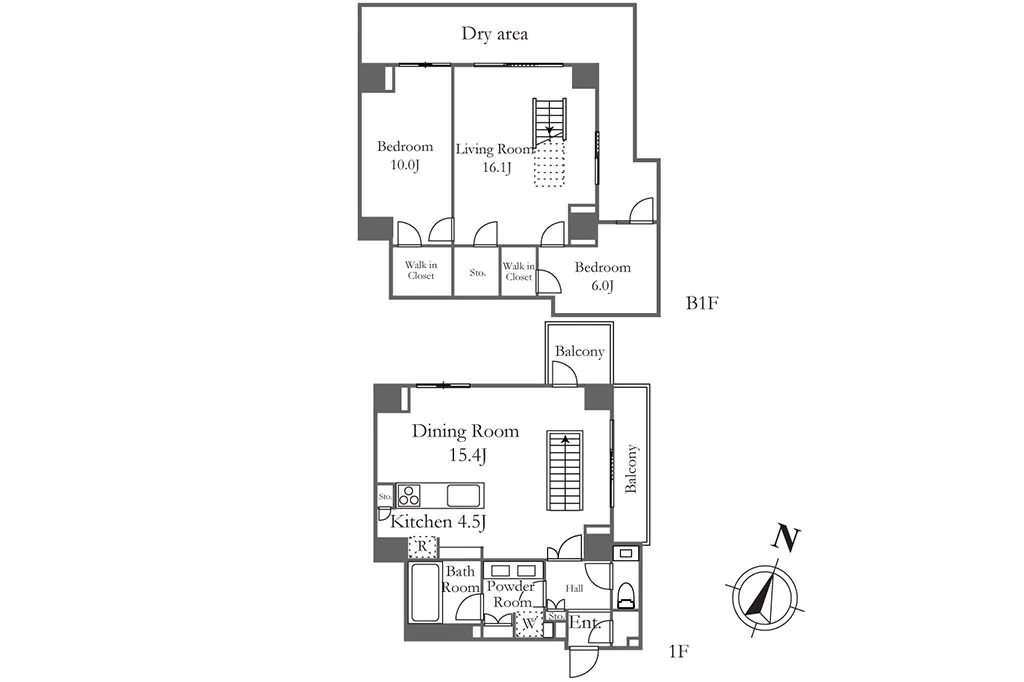 Nタイプ 間取図