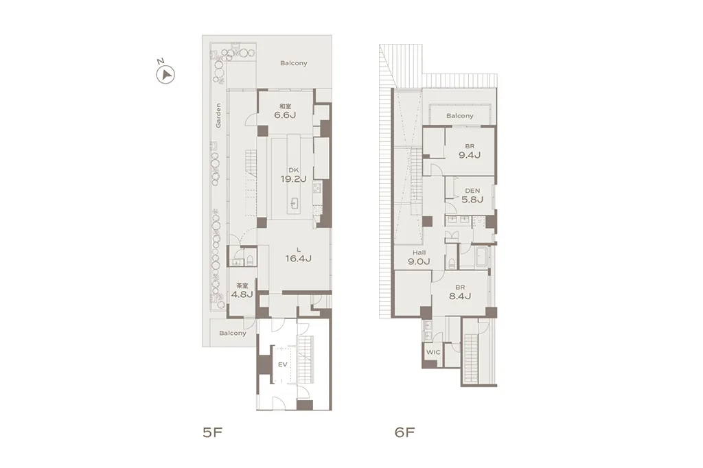 THE GRANDUO YOGA 502 間取図