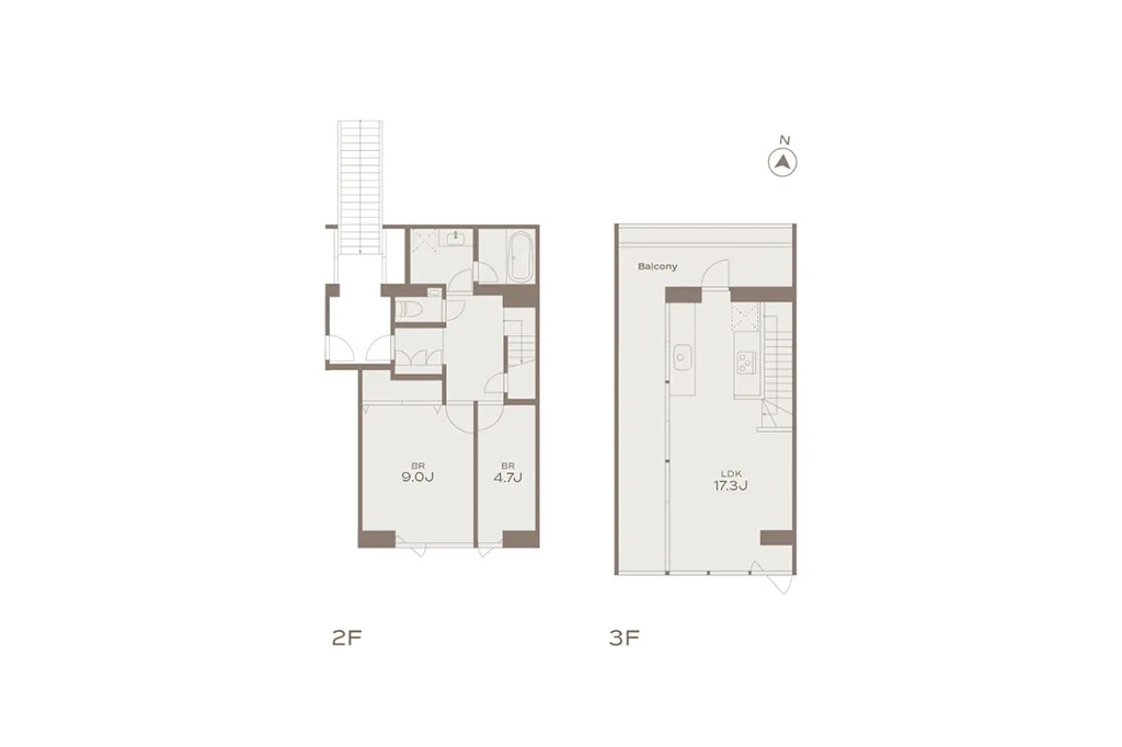 THE GRANDUO SAKURASHINMACHI 202 間取図