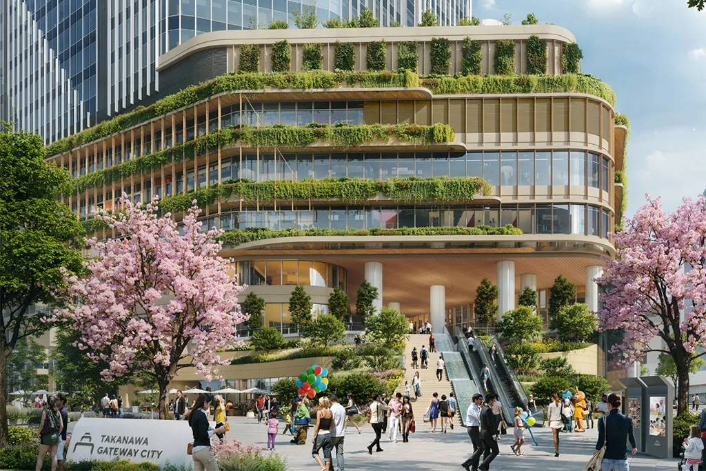 高輪辻広場 完成予想CG