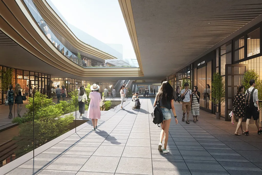 OIMACHI TRACKS SHOPS & RESTAURANTS 完成予想CG