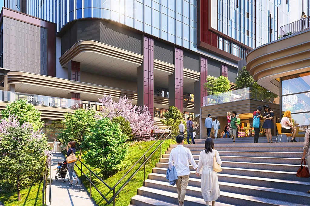 OIMACHI TRACKS SHOPS & RESTAURANTS 完成予想CG